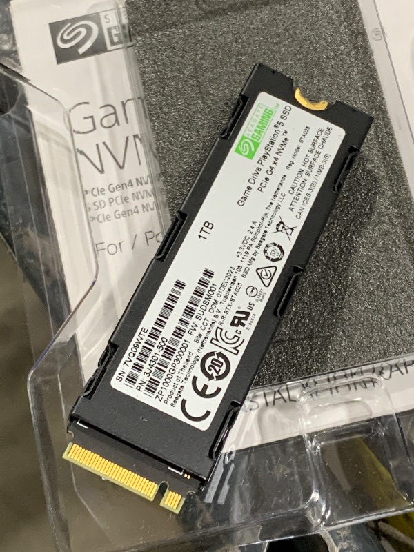 Photo 1 of Seagate Game Drive PS5 NVMe SSD 1TB