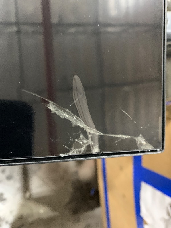 Photo 1 of (broken screen) Samsung 43-Inch Class M70H Series, Mini LED, 4K, Smart TV, 2026 Model