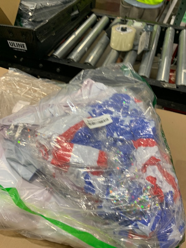 Photo 1 of Foilswirl Patriotic Pool Float & Beach Ball Set (18 Pack)