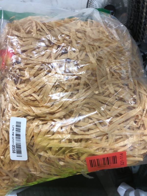 Photo 1 of Fovths Luau Grass Table Skirt, Straw Yellow, 9 Feet x 29.5 Inch