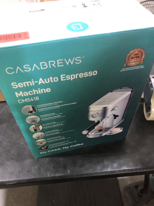 Photo 1 of CASABREWS CM5418 Espresso Machine with Milk Frother
