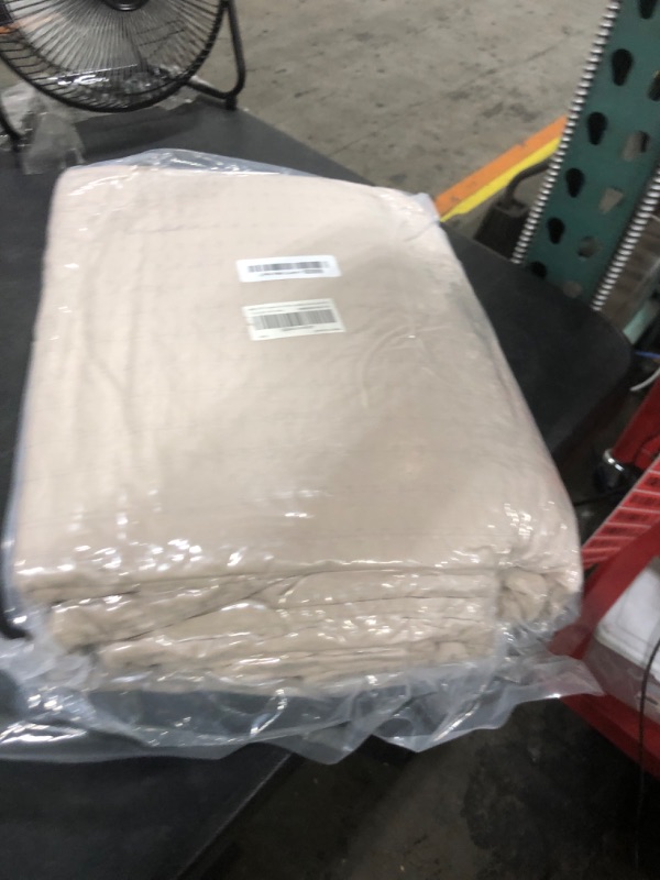 Photo 1 of WDCOZY Cotton King Quilt Set - Beige