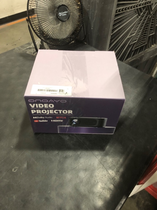 Photo 1 of ONOAYO Outdoor-Projector-4K with E-Focus, Dolby Audio, Built-in Apps, Black