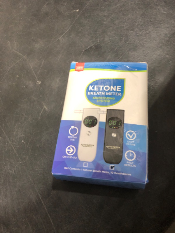 Photo 1 of Ketone Meter & Breath Analyzer Professional Ketone Breath Testing & Monitoring - Portable Breath Ketosis Meter Digital Ketosis Breath Tester for Testing ketosis with 10 Mouthpieces