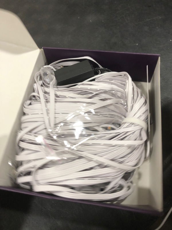 Photo 1 of Ecoeve Permanent Outdoor String Lights, 200ft White RGB+IC