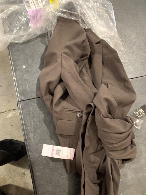Photo 1 of Le Suit Four Pocket Jacket & Wide Leg Pant