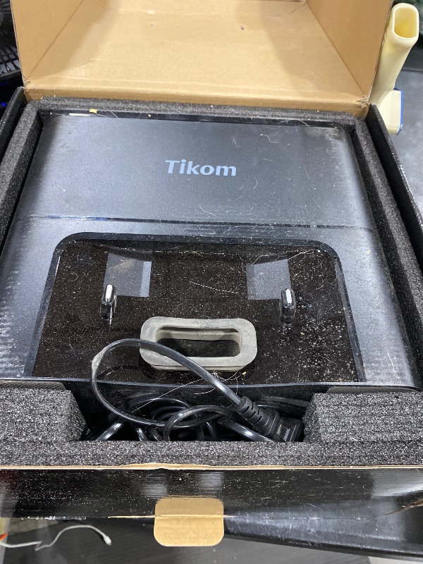 Photo 1 of Tikom Robot Vacuum and Mop with Self-Emptying Base