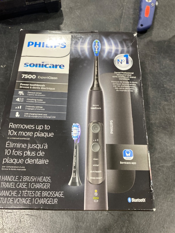 Photo 1 of Philips Sonicare 7500 Electric Toothbrush - Black