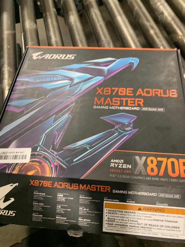 Photo 1 of AORUS X870E MASTER AM5 DDR5 Motherboard