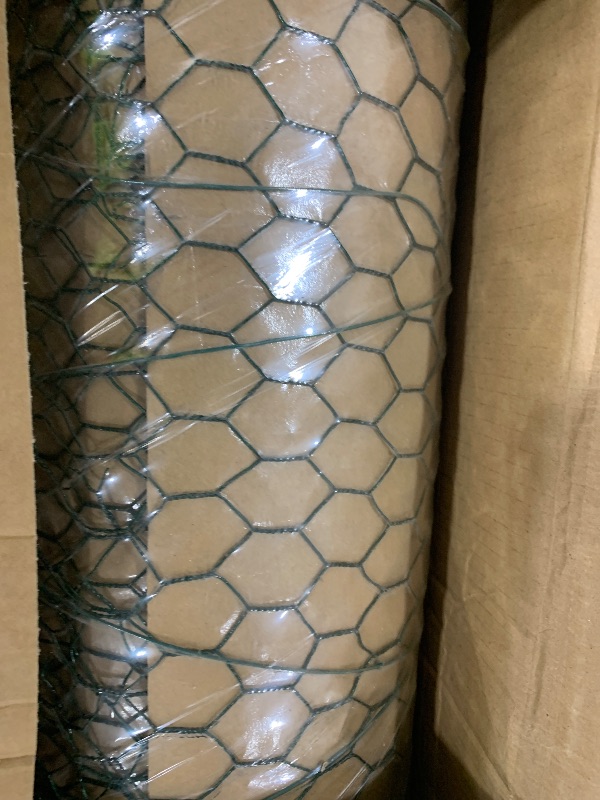 Photo 1 of Yardbliss Chicken Wire 60inx150ft, Premium Chicken Wire Fencing, Chicken Wire Mesh, Green PVC Coated Metal Wire Fence, Galvanized Poultry Netting Barrier for Floral Arrangements/Craft Projects//Rabbit