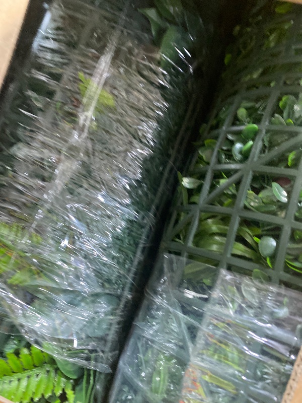 View 3 of DOPGIB Artificial Ivy Grass Wall Boxwood Plant Roll, 60"x120"