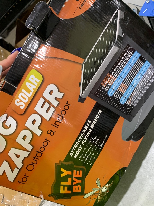 Photo 1 of PhatroyYee Solar Bug Zapper - 4500V Mosquito Killer
