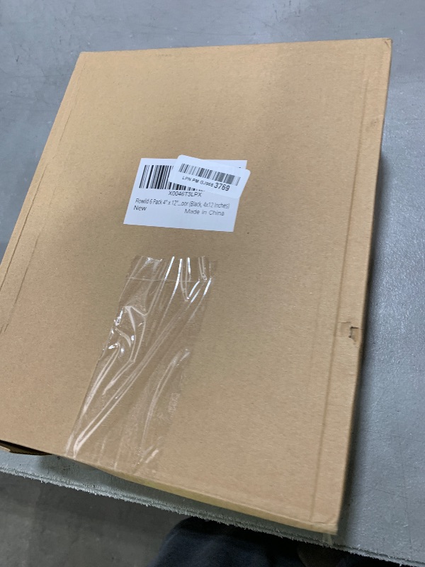 Photo 1 of Flowild 6 Pack 4" x 12" Floor Register - Black