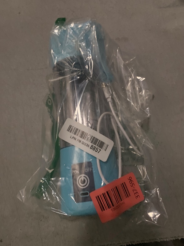Photo 1 of YFIXQNSU Portable Personal Mini Blender - Cyan