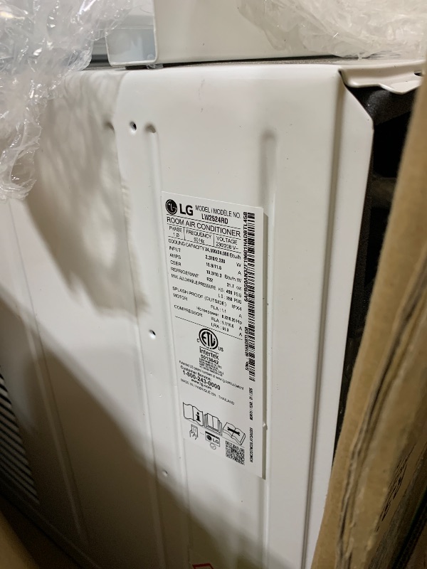 Photo 1 of LG 24,500 BTU Window Air Conditioner