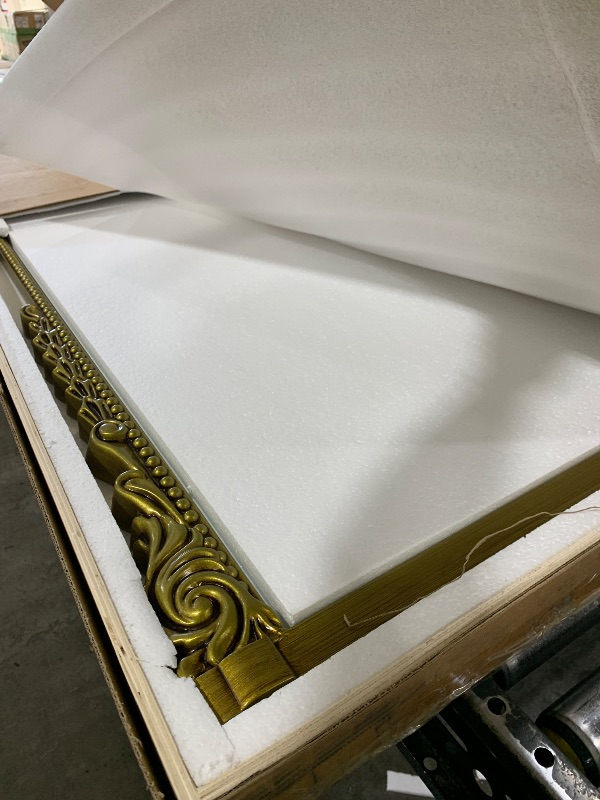 Photo 1 of Easly Arched Full Length Mirror, 41'' x 81'' Gold
