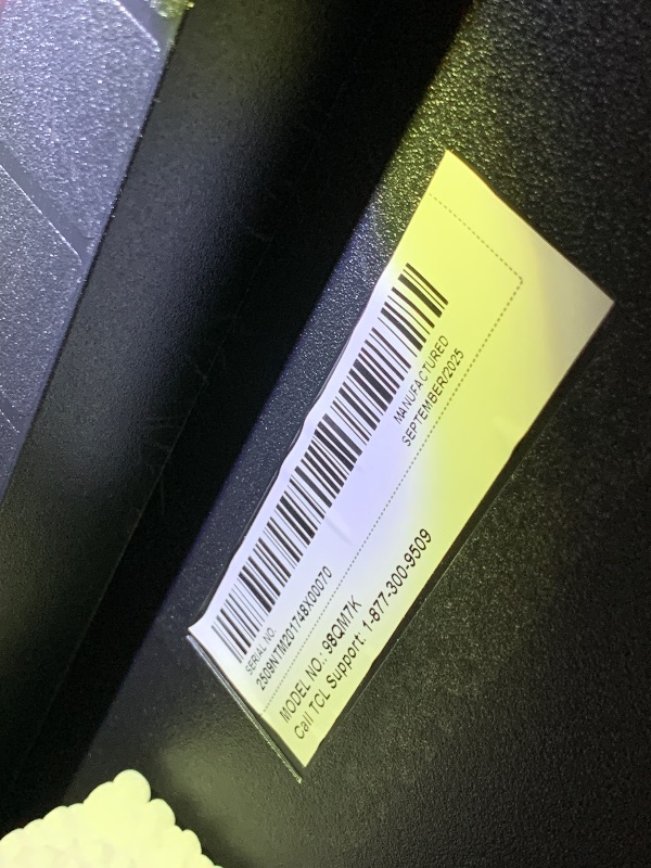 Photo 1 of TCL 98 Inch Class QM7K Series | Mini LED QLED 4K HDR | 98QM7K, 2025 Model | 120HZ-144HZ Anti Reflective Screen Smart Google TV Dolby Atmos Onkyo Audio | Voice Remote Alexa Gaming Streaming Television
