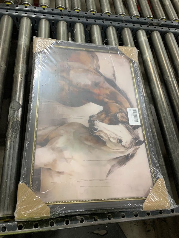 Photo 1 of Kawacolibb 3D Textured Horse Framed Wall Art