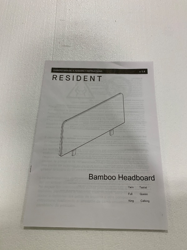 Photo 1 of Nectar Bamboo Headboard - Queen - Attachable to Bamboo Bed Frame (Sold Seperately) 