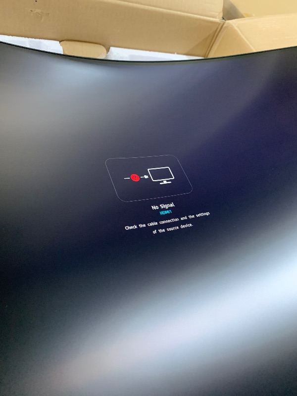 Photo 1 of Samsung 37” Odyssey G7 (G75F) Series 4K UHD Curved Gaming Monitor