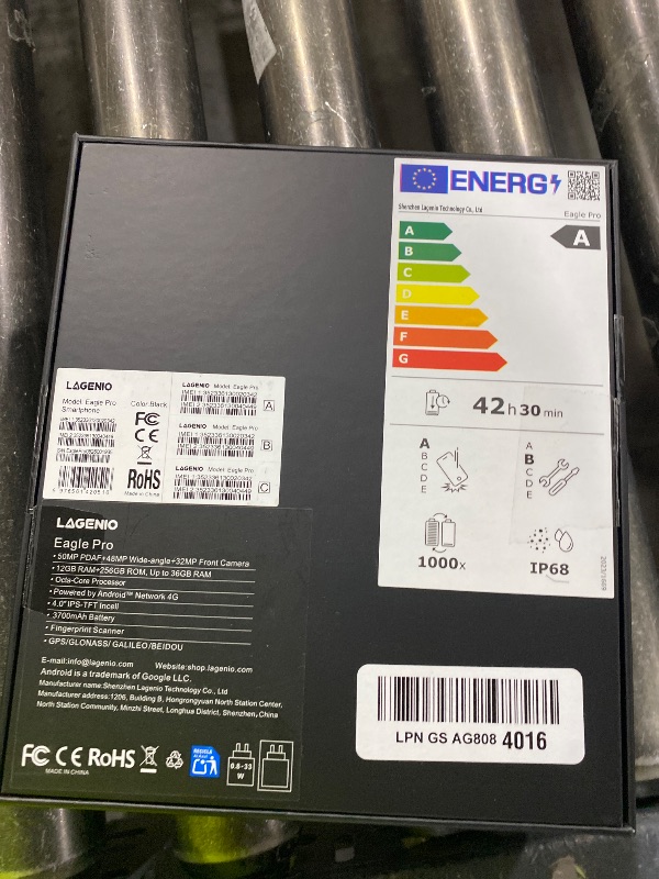 Photo 1 of LAGENIO Eagle Pro 5G Rugged Smartphone with 4K Action Camera