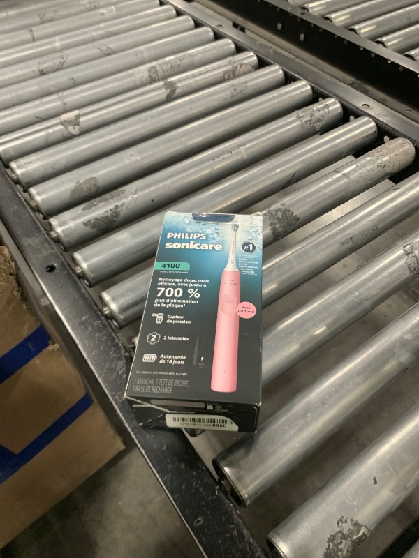 Photo 1 of Philips Sonicare 4100 Rechargeable Electric Toothbrush, Deep Pink