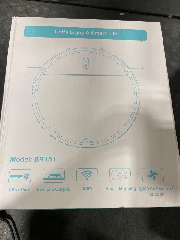 Photo 1 of Robot Vacuum and Mop Combo, 2 in 1 Robotic Vacuum Cleaner with Schedule, App/Alexa/Voice Control, Slim 2.87", Self-Charging, Strong Suction & Long Runtime, Ideal for Hard Floor, Pet Hair, Carpet