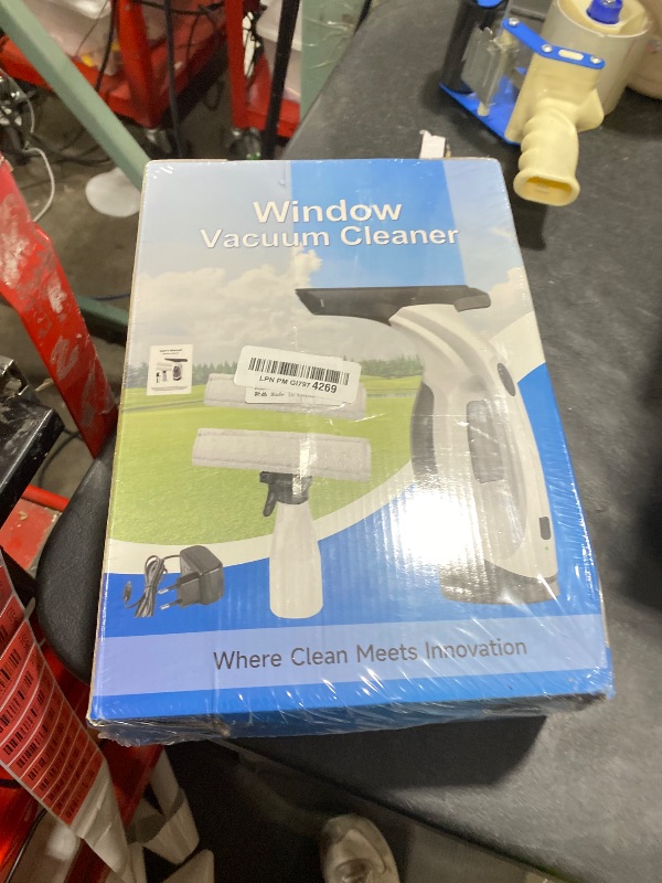 Photo 1 of Window Vacuum Squeegee Cordless, Electric Window Cleaner Squeegee with 2000Pa Suction, 280mm Wide Blade, 150ml Tank for Shower Glass, Mirrors, Tiles & Car Windows