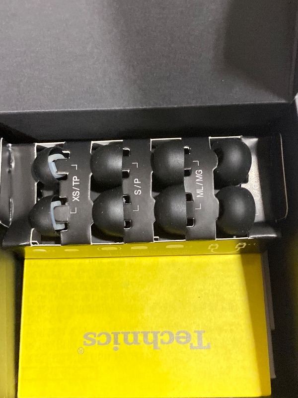 Photo 1 of Technics Reference Class Hi-Fi Wireless Ear Buds, Dolby Atmos with Head Tracking, Adaptive Noise Cancelling, 3 Device Multipoint, 10-Hr Battery, Wireless Charging, Improved Fit, EAH-AZ100-K(Black)