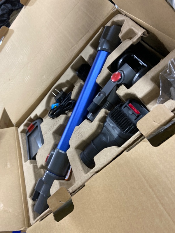 Photo 1 of UML0 Cordless Vacuum Cleaner, 40Kpa Powerful Suction Stick Vacuum Cleaners for Home, 45 Mins Runtime, 1.6L Dust Box, Anti-Tangle, 8-in-1 Rechargeable Vacuum for Hardwood Floor,Carpet,Pet Hair
