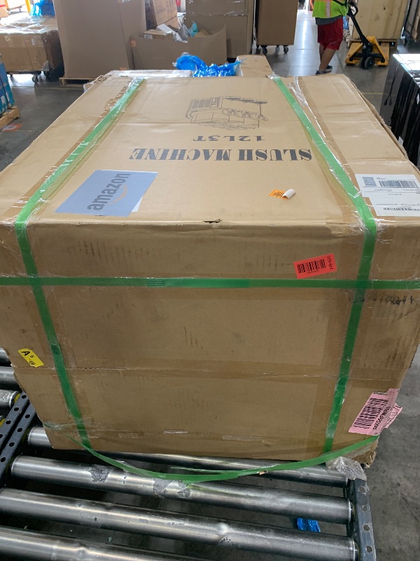 Photo 1 of *** FACTORY SEALED OPENED FOR INSPECTION/PHOTS**** Ultimate Commercial Slushy Machine – 12X3 Tank Stainless Steel Slush Machine,Commercial Frozen Drink Maker for Juices, Margaritas, and Cocktails – Ideal for Bars and Restaurants