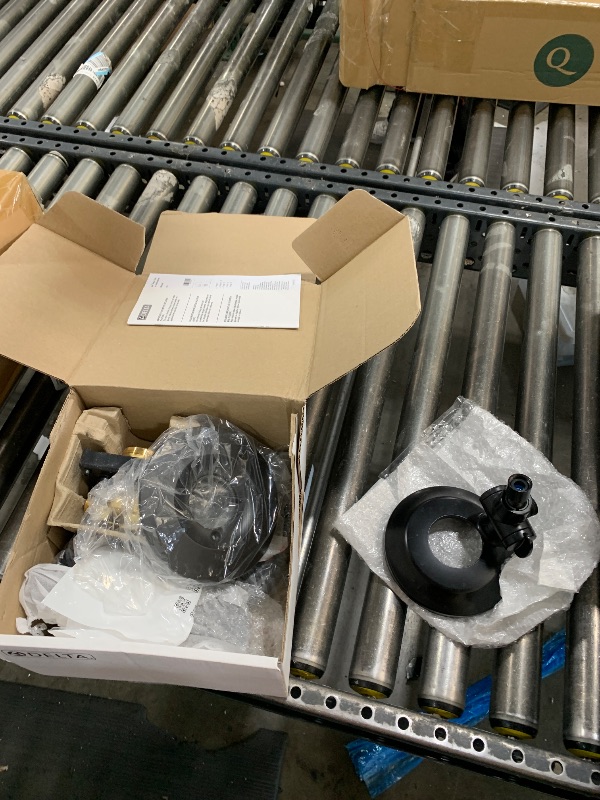 Photo 1 of Delta Arvo 14 Series Matte Black Shower Faucet Set with In2ition 2-in-1 Dual Shower Head with HandHeld Spray Combo, Valve Trim Kit, Matte Black 142840-BL-I (Valve Included)