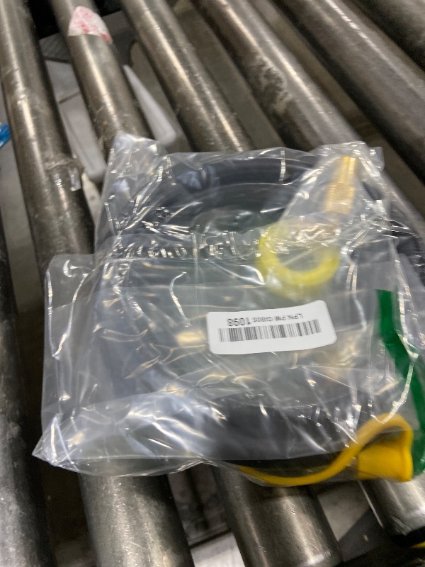 Photo 1 of 7 FT RV Propane Quick Connect Hose to Grill, Propane Quick Connect Hose-1/4 Male Plug x 3/8 Female Flare-with Elbow Adapter for Fit for Blackstone 22 Inch Griddle & 17" Grill
