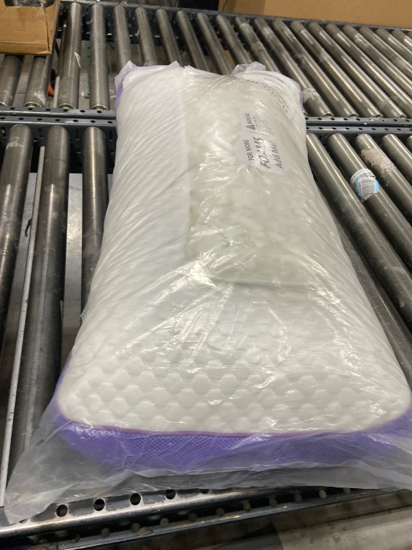 Photo 1 of HOMELAB Cooling Adjustable Shredded Memory Foam Pillow, Queen 20x28, 1 Pack