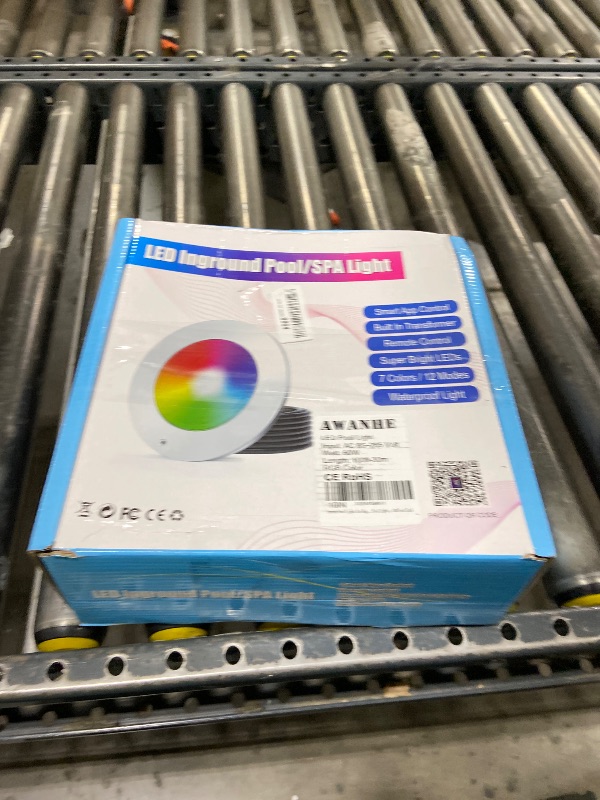 Photo 1 of Awanhe Pool Lights for Inground Pool, 60W 10 Inch LED Inground Pool Light with Controller, Remote and APP Control for Wet Niche, Color Changing Underwater Swimming Pool Lights with 100 Foot Cord