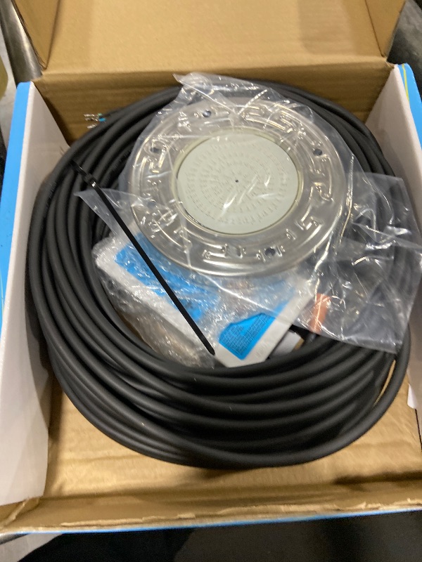 Photo 1 of Awanhe Pool Lights for Inground Pool, 20W 6 Inch LED Inground Pool Light with Controller, Remote and APP Control for Wet Niche, Color Changing Underwater Swimming Pool Lights with 100 Foot Cord