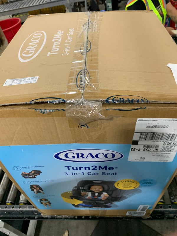 Photo 1 of Graco Turn2Me 3-in-1 Rotating Convertible Car Seat, Manchester, Rear-Facing Rotation Only, Forward-Facing Mode, Highback Booster Up to 100 lbs, Adjustable Headrest & Harness, Steel Reinforced Frame