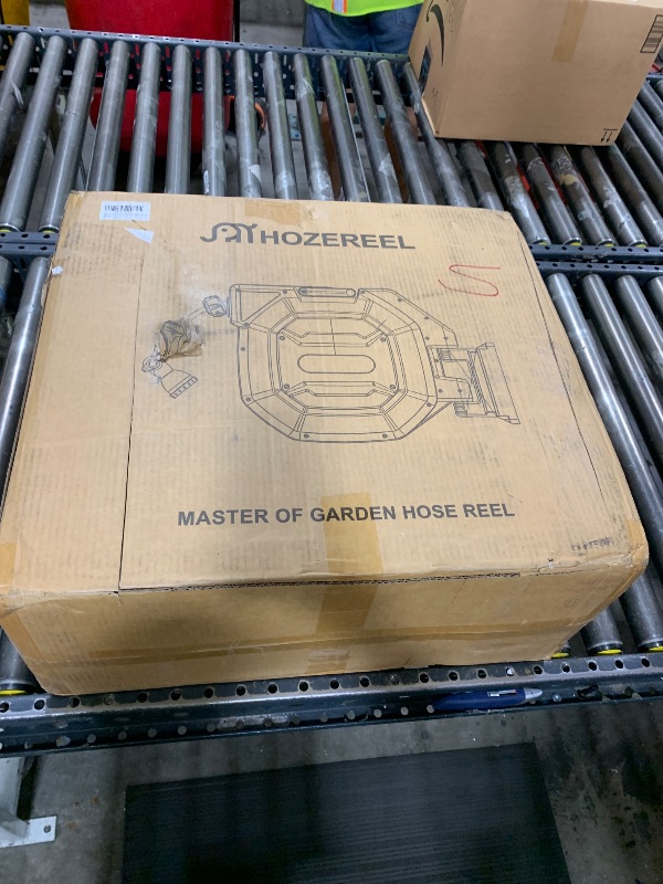 View 3 of HOZEREEL 5/8" x 100 ft Heavy Duty Retractable Hose Reel Black