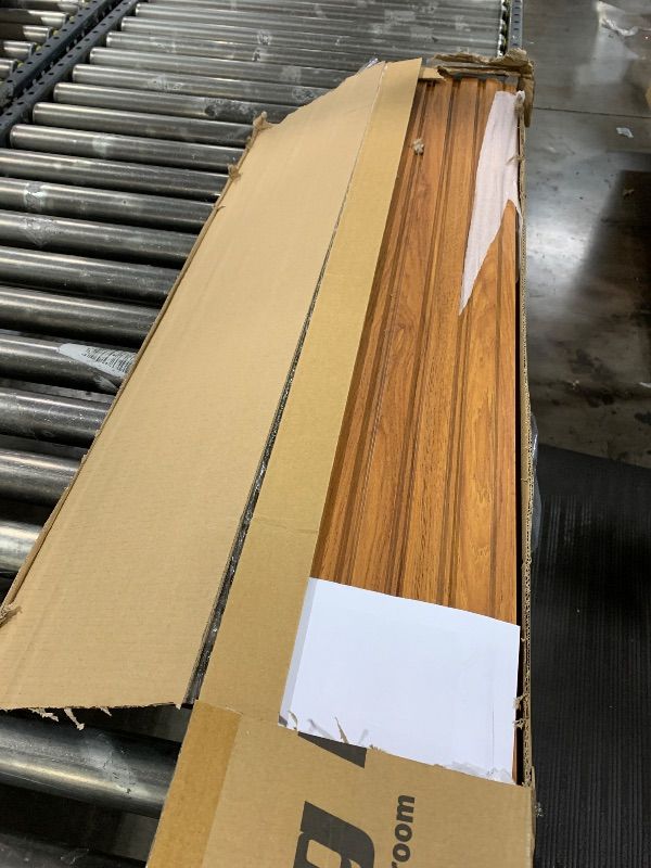 Photo 1 of Art3d Wood Slat Wall Panels, 6-Pack, Boxwood