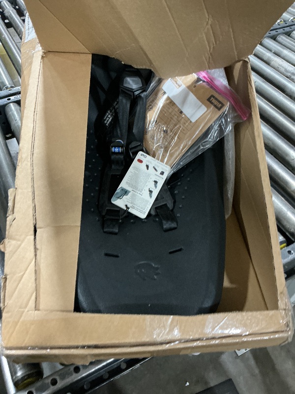 Photo 1 of Thule Yepp 2 Maxi Frame-Mounted Child Bike seat, Adjustable footrests and 5-Point Harness, Easy-to-Mount Design, Reflective Details