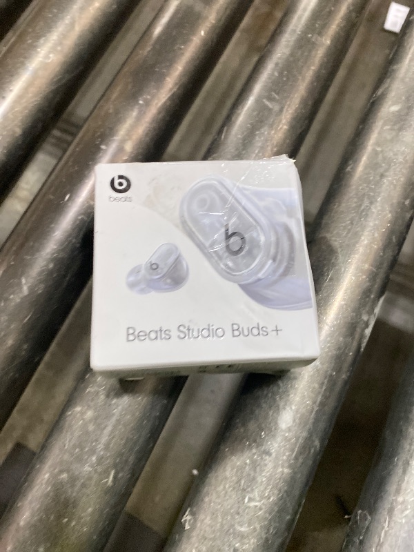 Photo 1 of Beats Studio Buds + | True Wireless Noise Cancelling Earbuds, Enhanced Apple & Android Compatibility, Built-in Microphone, Sweat Resistant Bluetooth Headphones, Spatial Audio - Transparent