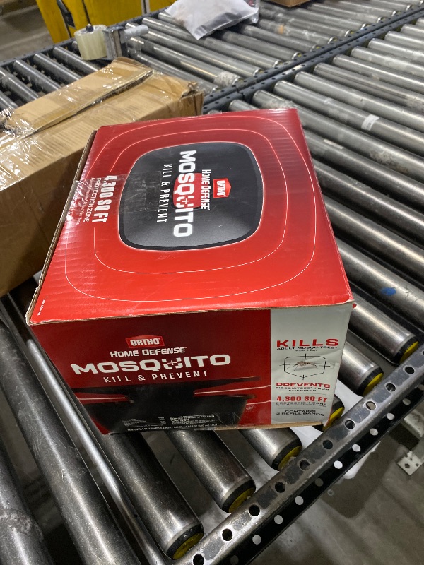 Photo 1 of Ortho Home Defense Mosquito Kill and Prevent - Controls Mosquitoes and Larvae, Silent, Easy-to-Use, Mosquito Killer Protects up to 4,300 sq. ft., 1 Station & 2 Bands for 2 Months Protection