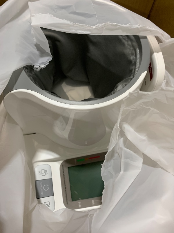 Photo 1 of SavvyBloom Automatic Upper Arm Blood Pressure Monitor for Home Use, One-Button Operation, with Auto-Fit Arm Barrel BP Machine Fits Multiple Arm Sizes 7.1''-16.5'' for 2 Users, Store 99 Readings