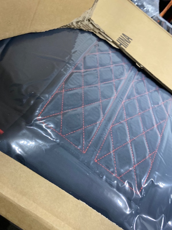 Photo 1 of DuDuWang Rav4 Seat Covers Custom Fit for Toyota Rav4 Full Set Faux Leather Car Seat Covers Waterproof Full Coverage (Black Redline, 2013-2018 LE/XLE/Premium/Limited)
