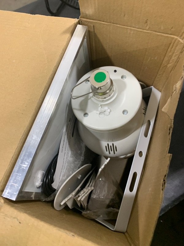 Photo 1 of Solar Ceiling Fan for Outside, 18000mAh Solar Outdoor Fan with Light