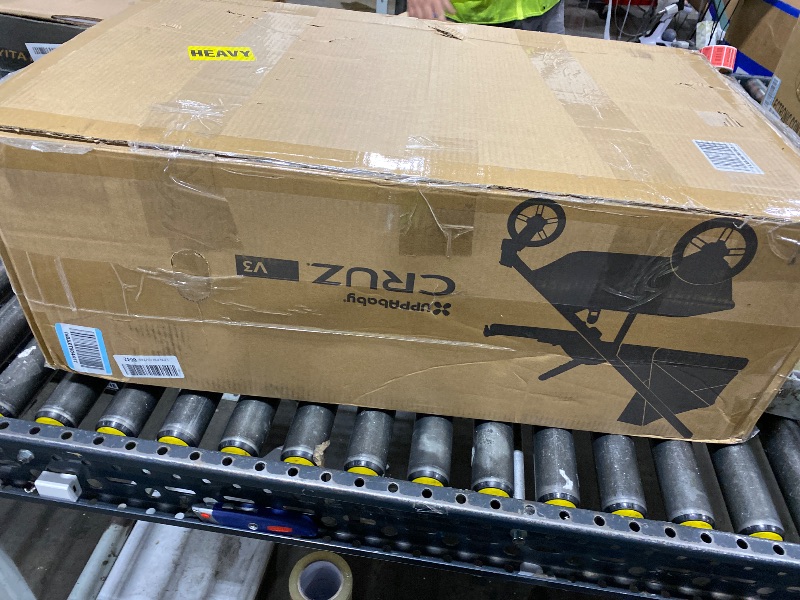 Photo 1 of UPPAbaby Cruz V3 Stroller - from Birth + Car Seat Compatible - Full-Size, Reversible Seat - Infant Insert, Bug and Rain Shields Included - Greyson (Charcoal Mélange/Carbon Frame/Saddle Leather)