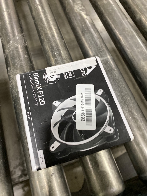 View 2 of ARCTIC BioniX F120 - PC Fan, 120mm Gaming Case Fan with PWM Sharing Technology (PST), Quiet Motor, Computer, 200-1800 RPM - White
