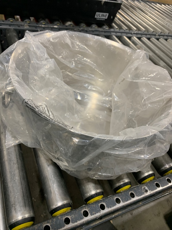 Photo 1 of Hammered Stainless Steel Beverage Tub 12 Quarts