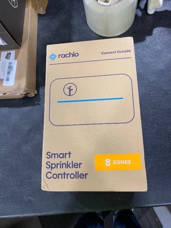 Photo 1 of Rachio WiFi Smart Sprinkler Controller (8-Zone Irrigation Remote Control) – App-Based Scheduling, Local Weather Intelligence, Rain Skips, Easy DIY Install