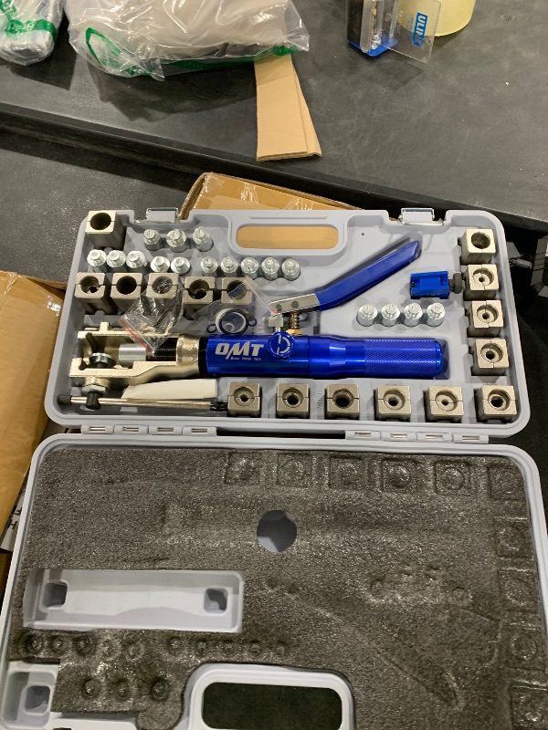 Photo 1 of OMT Hydraulic Flaring Tool Kit, Brake Line Flaring Tool with Cutter